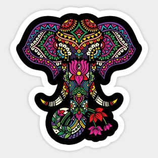 Elephant Art Sticker